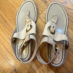 Ferragamo sandals, size 9,5, worn once